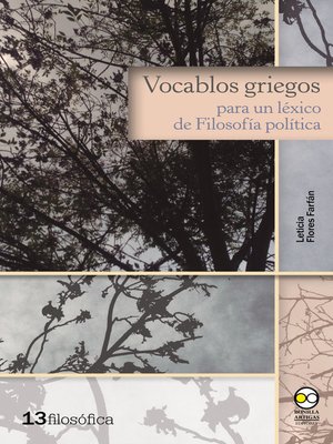 cover image of Vocablos griegos para un léxico de Filosofía política